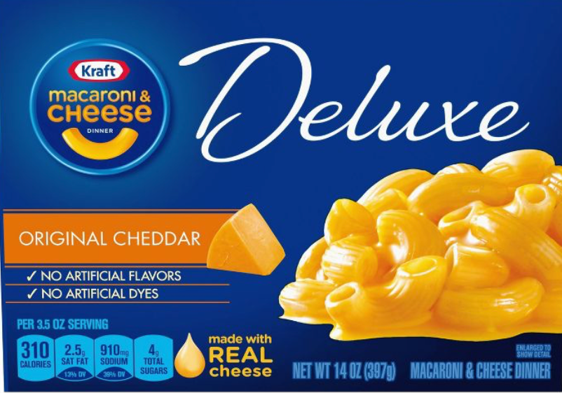 크래프트 Kraft 디럭스 맥앤치즈 397g 8팩 (3.17kg)