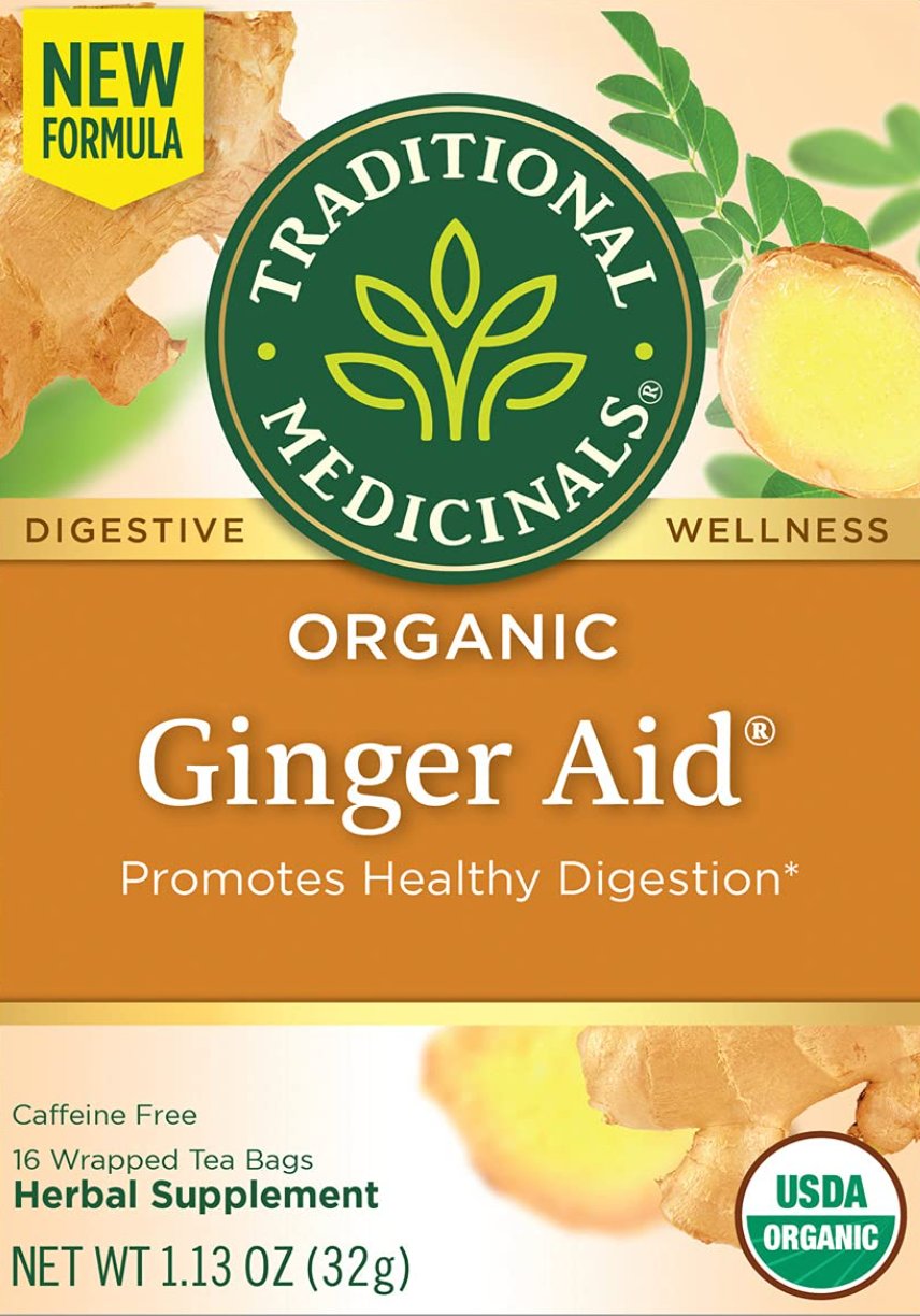 트래디셔널메디시널 Traditional Medicinals 유기농/Non-GMO 진저에이드 16티백 *구토감/소화불량*