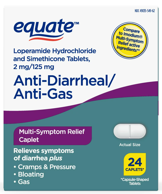 6+ 이퀘이트 설사•복통•복부팽만•가스완화 24정 *이모디움 멀티심텀 동일 활성성분*