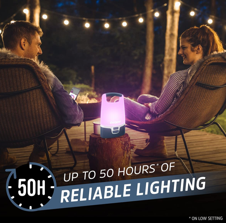 에너자이저 Energizer 360° USB 충전 1,200 루멘스 멀티칼라 LED 방수 랜턴