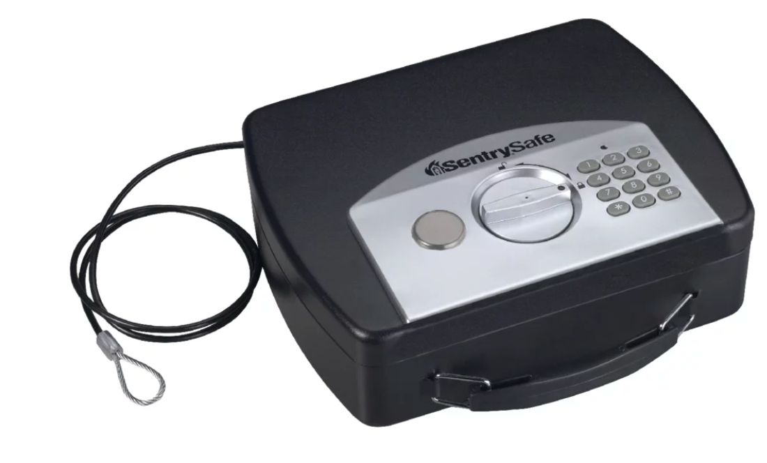 센트리세이프 Sentry Safe 디지털 키패드 휴대용 금고 2.2L