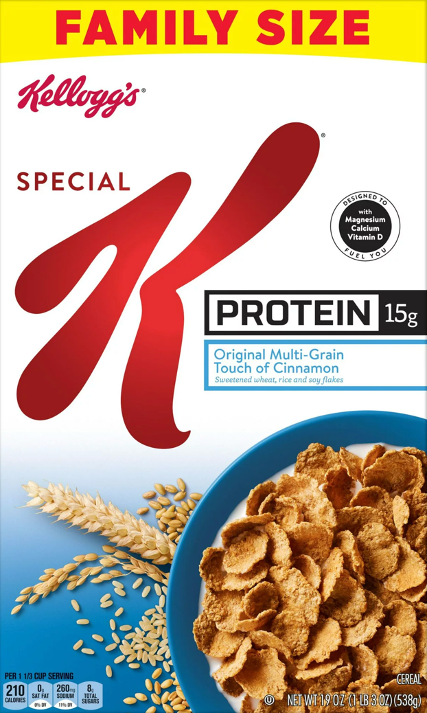 켈로그 Kellogg's 스페셜K 프로틴 오리지널 멀티그레인 시리얼 538g *단백질 15g*