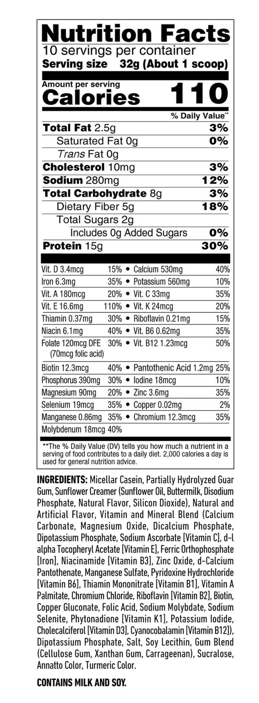슬림패스트 Slimfast 간헐적 단식 바닐라 컵케이크 쉐이크 믹스 320g *단백질 15g*