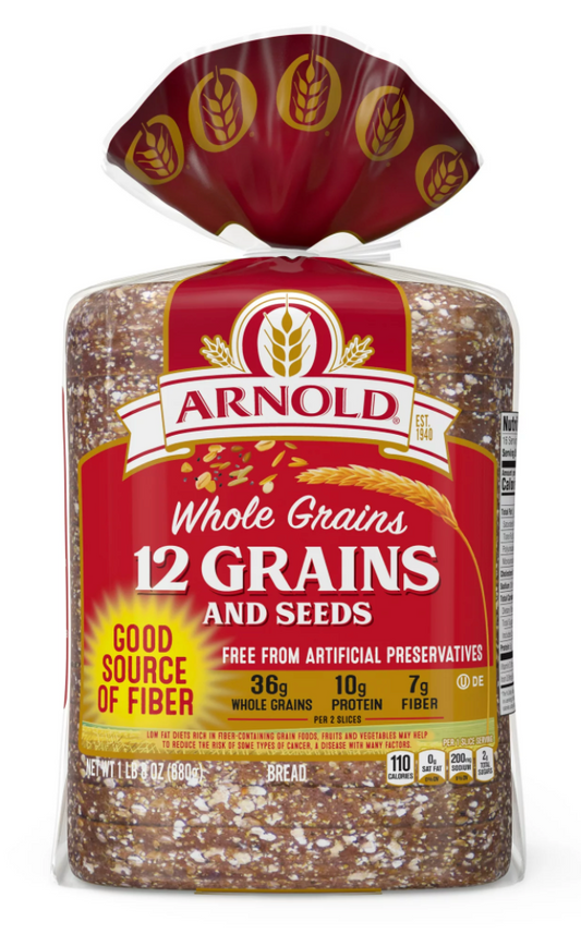아놀드 Arnold 무방부제 12 잡곡 & 씨앗 식빵 680g