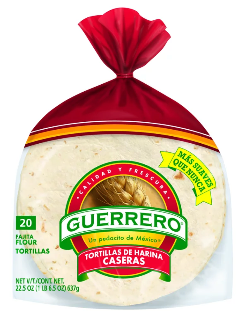 게레로 Guerrero 화지타 밀가루 토틸라 20ct (637g)