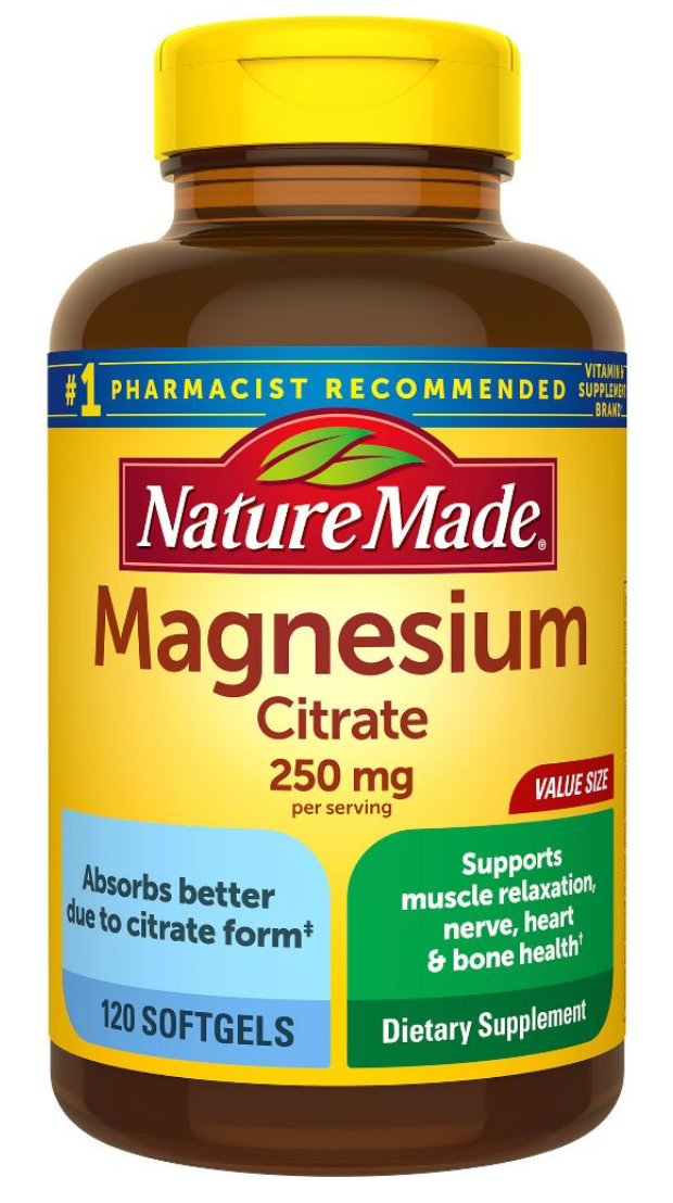 네이처메이드 마그네슘 구연산염 125mg 120 액정