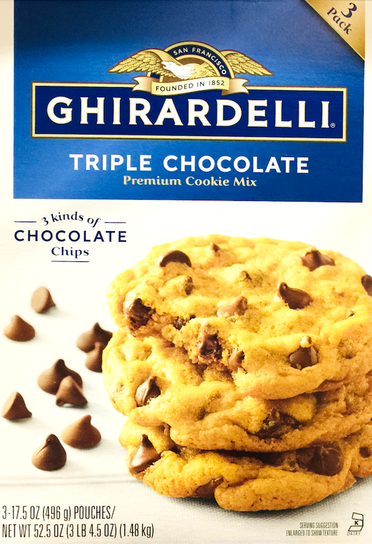 기라델리 Ghirardelli 트리플 초콜렛 쿠키 믹스 1.48kg