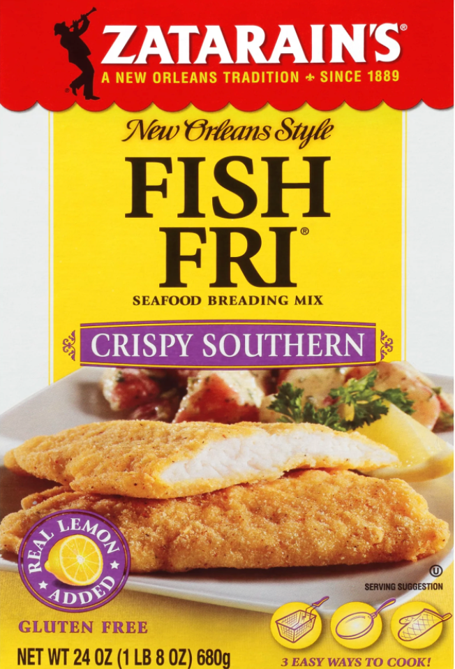 자타래인 Zatarain's 뉴올리언즈 스타일 해산물 크리스피 서던 튀김가루 680g *Since 1889*
