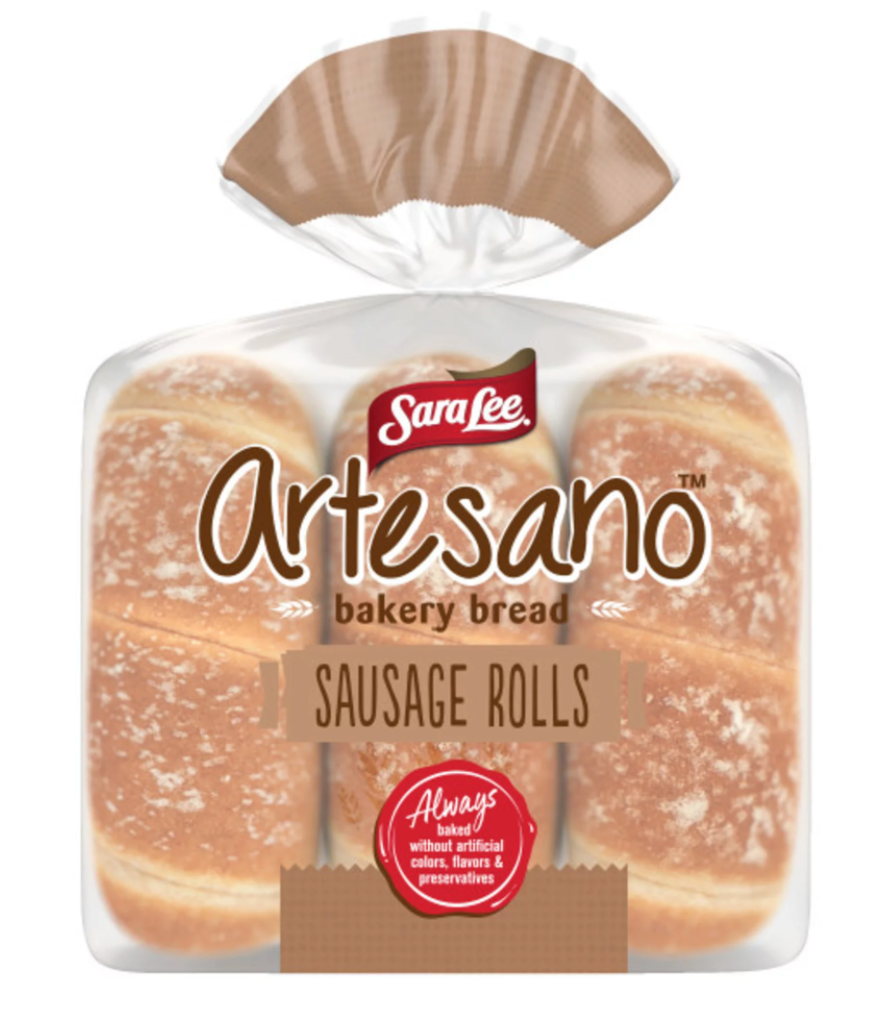 사라리 Sara Lee 아티자노 무방부제 화이트 핫도그롤 6pc (425g)