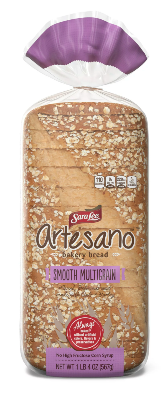 사라리 Sara Lee 아티자노 스무드 멀티그레인 (부드러운 잡곡) 식빵 567g