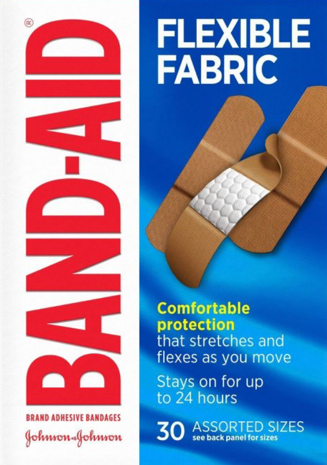 밴드에이드 Bandaid 플렉서블 패브릭 헝겁 밴드 혼합형 30매 2개 (60매)