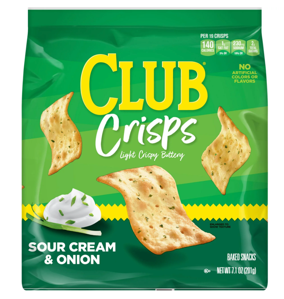 켈로그 Kellogg's 클럽 사워크림 & 어니언 크리스프 201g