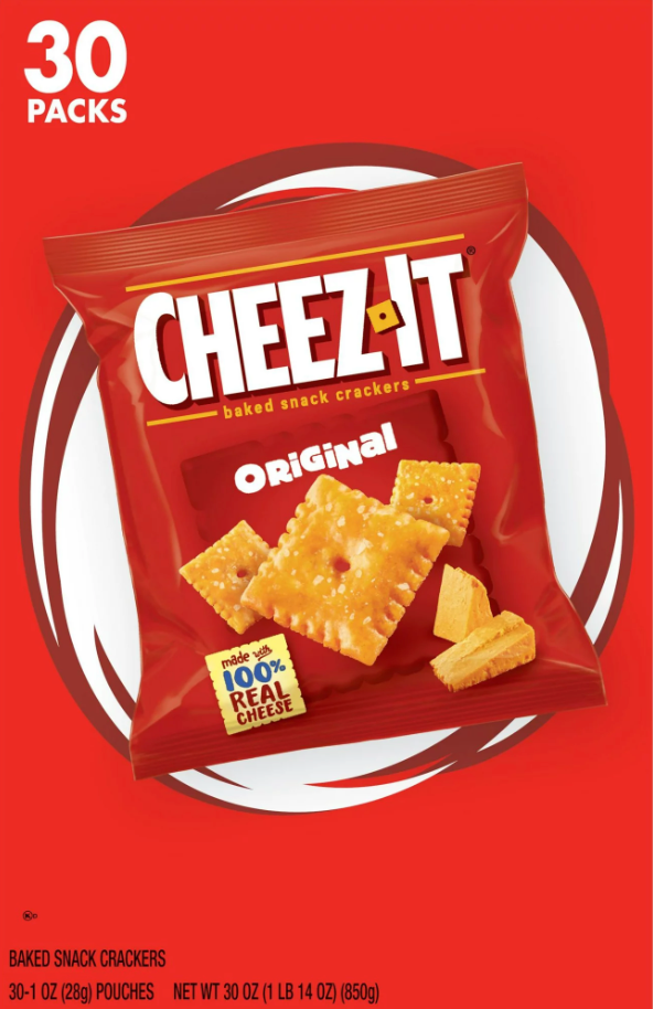 켈로그 Kellogg's 치즈잇 오리지널 크래커 28g 30팩 (850g)