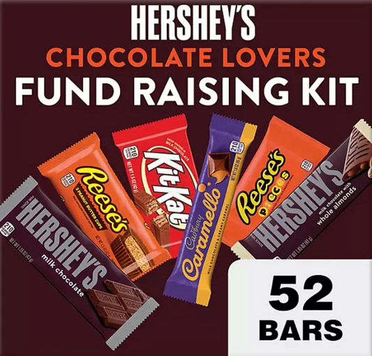 [풀사이즈팩] 허쉬 Hershey's 초콜렛 6가지맛 52ct (2.23kg)