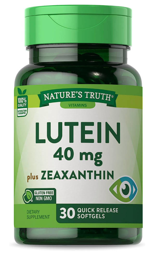 네이처스트루쓰 Nature’s Truth Non-GMO 루테인 40mg + 지어잔씬 속방형 30 액정