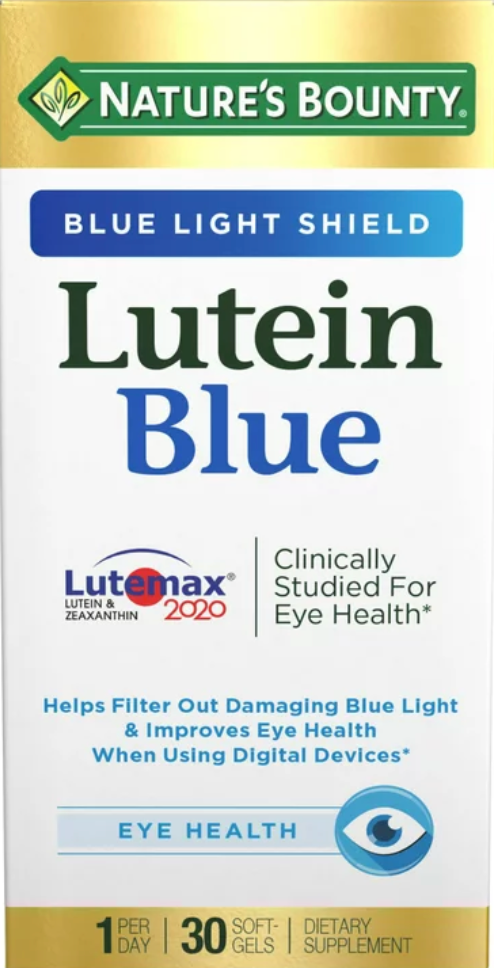 네이처스바운티 Non_GMO 루테인 블루 청색광 필터링 30 액정