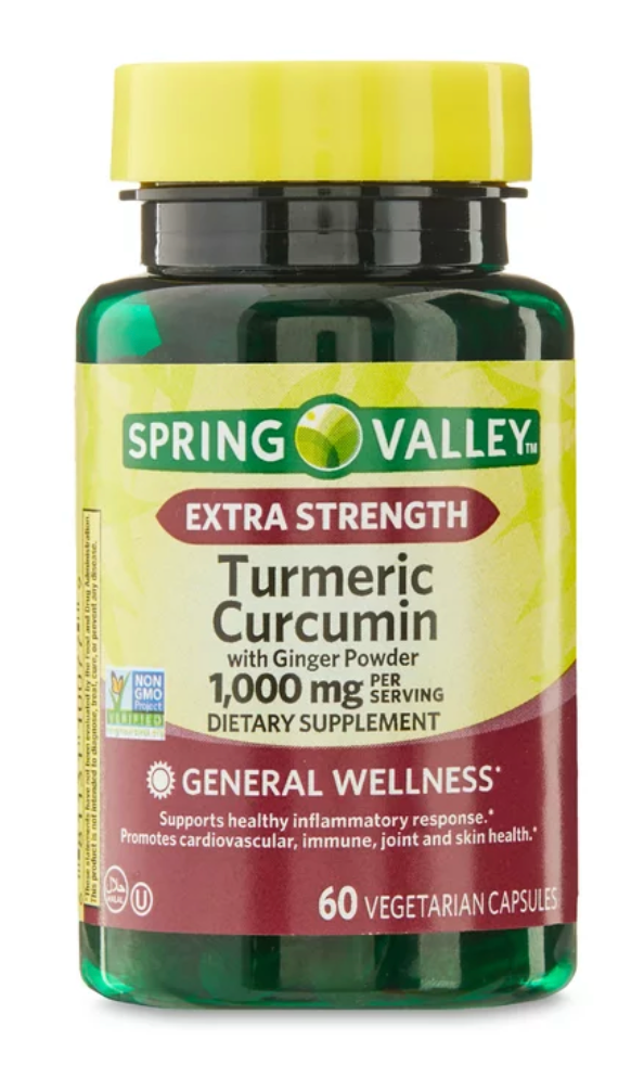 스프링밸리 Non-GMO 튜머릭/커큐민 500mg 60정 2병 (120정)