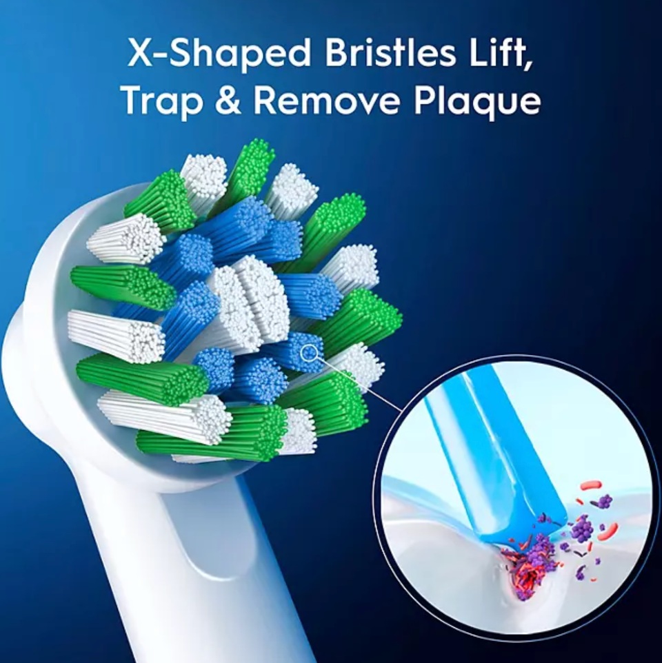 오랄-B 크로스 액션 전동칫솔 헤드 10개