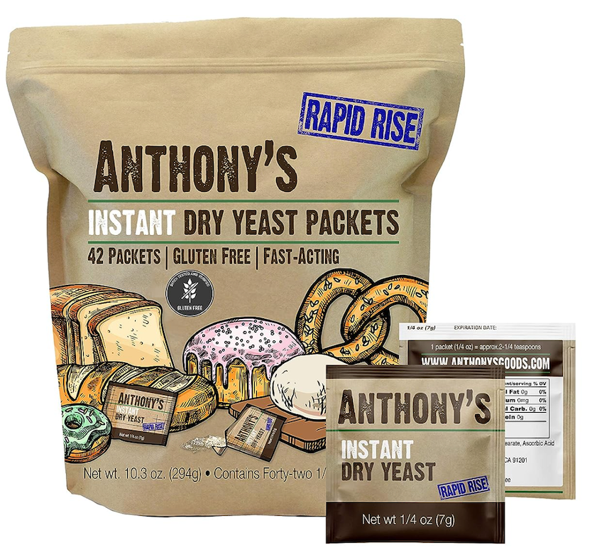 앤쏘니스 Anthony's 인스턴트 드라이 이스트 패킷 7g 42팩 (294g)