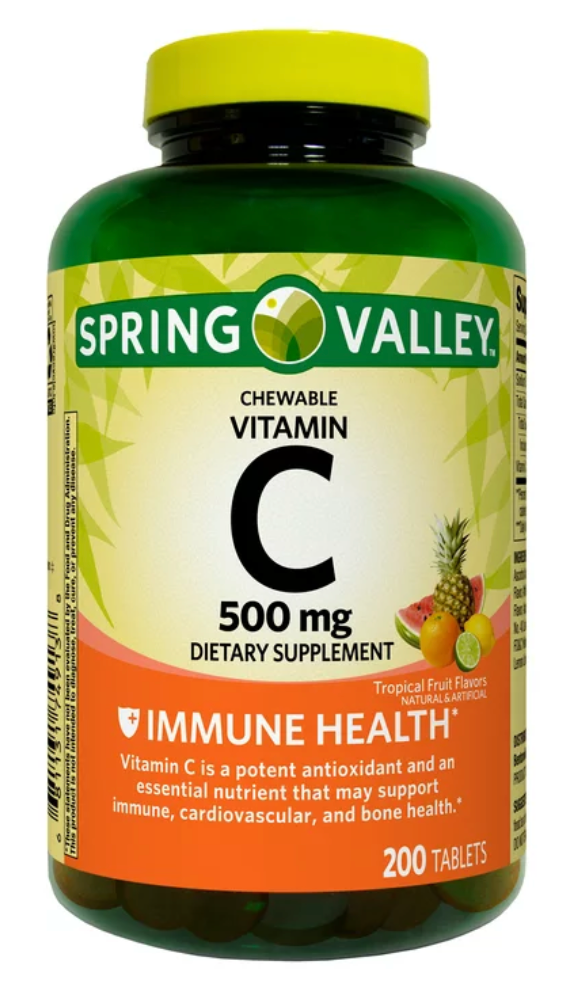 스프링밸리 비타민 C 500mg 츄어블 200정