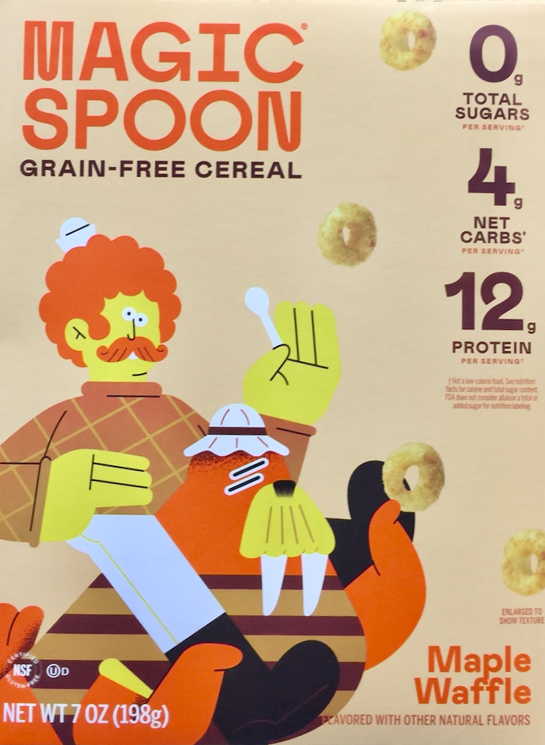 매직스푼 Magic Spoon 슈가/글루텐/방부제-프리 시나몬롤 케토/당뇨 시리얼 198g