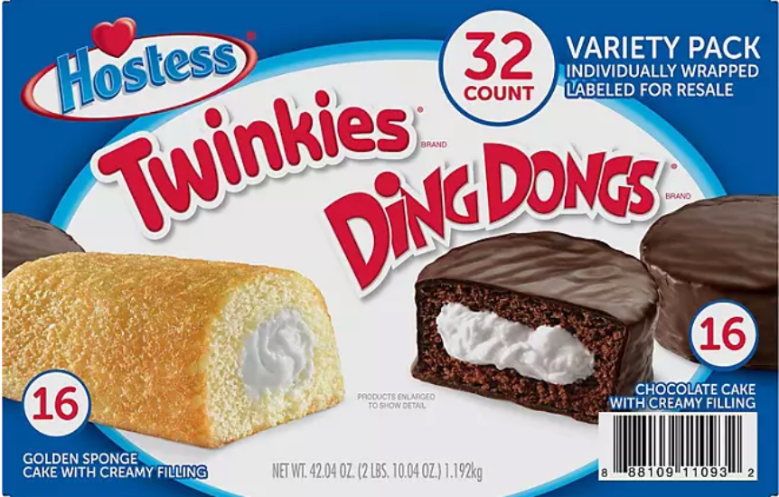 호스테스 Hostess 트윙키 & 딩동스 32ct (1.19kg)