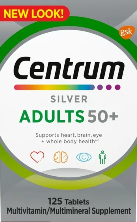 50+ 글락소스미스클라인 GSK 센트룸 실버 125정