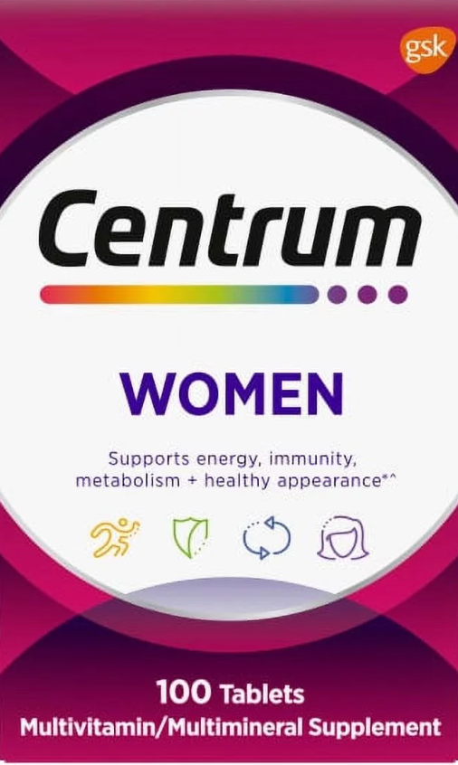 글락소스미스클라인 GSK 센트룸 우먼 멀티 100정