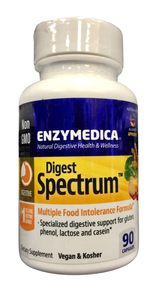 엔자이메디카 Enzymedica Non-GMO 다이제스트 스펙트럼 소화효소 90정