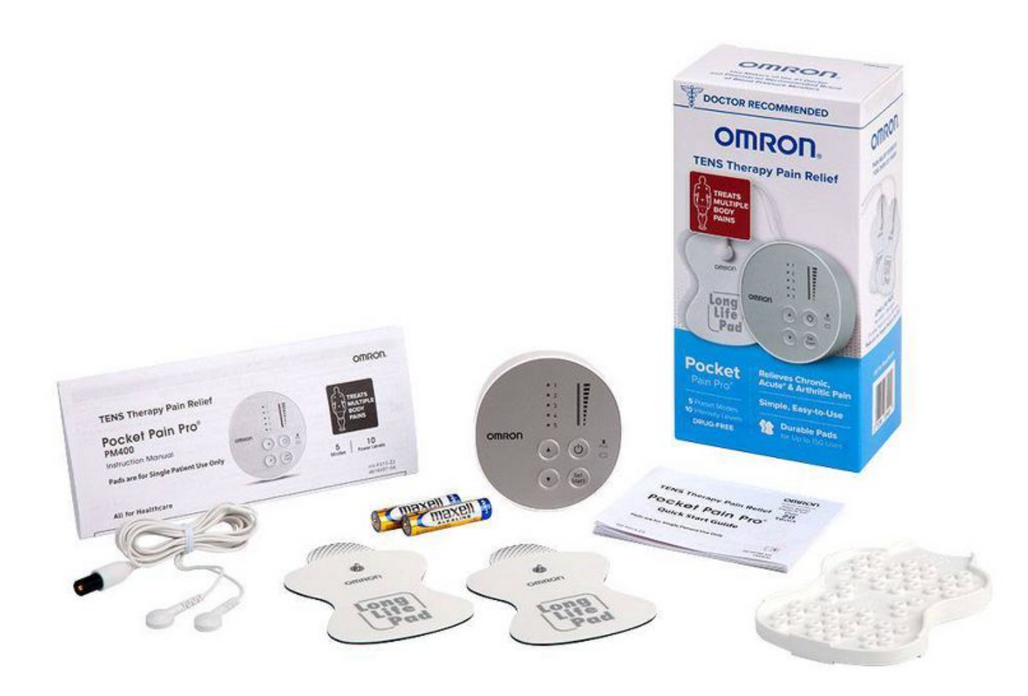 오므론 Omron 텐스 저주파자극 물리치료기 PM400 *FDA 승인*