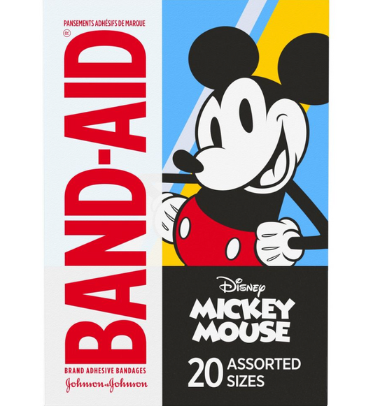 밴드에이드 Bandaid 키즈 밴드 Mickey Mouse 20매 2개 (40매)