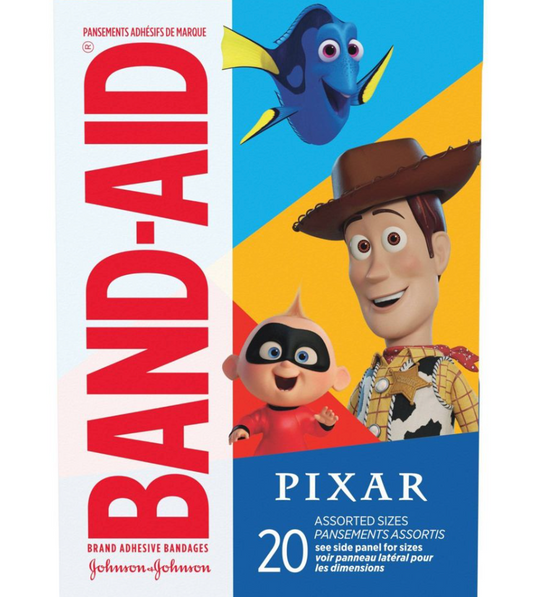 밴드에이드 Bandaid 키즈 밴드 Pixar 20매 2개 (40매)