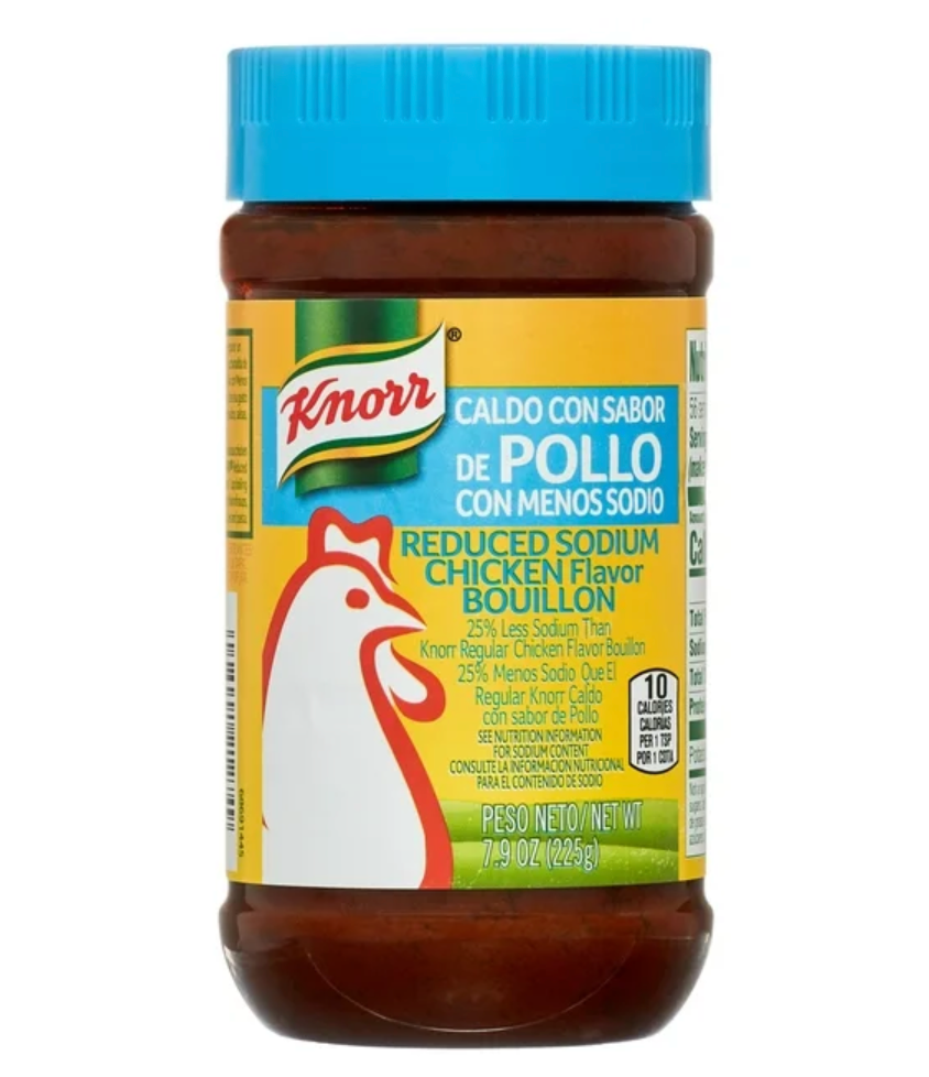 크노르 Knorr 치킨 부용 (치킨스톡) 25% 저염 과립형 분말 225g