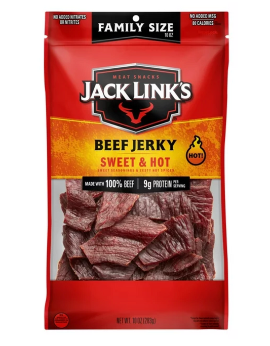 잭링크 Jack Link’s 스위트 & 핫 비프 저키 (육포) 283g 🌶