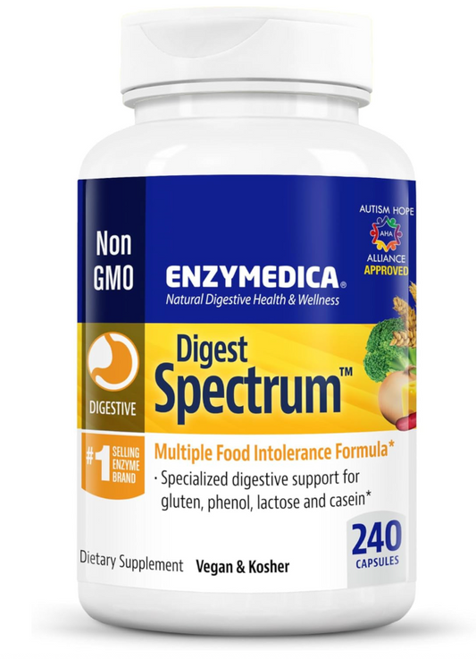 엔자이메디카 Enzymedica Non-GMO 다이제스트 스펙트럼 소화효소 240정