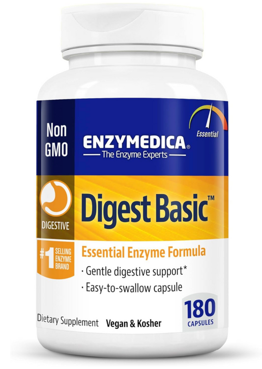 엔자이메디카 Enzymedica Non-GMO 다이제스트 베이직 소화효소 180정