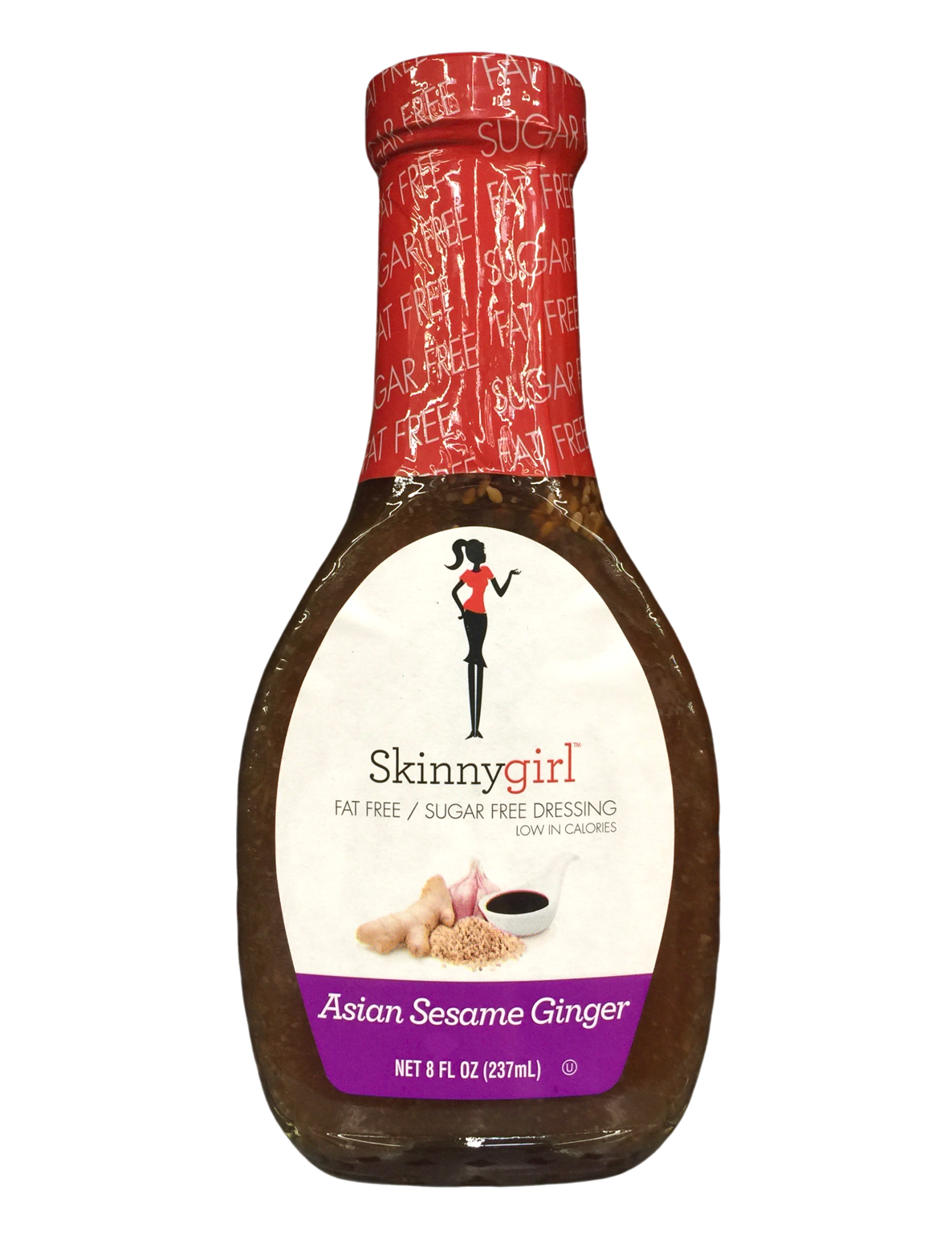 스키니걸 Skinnygirl 슈가/글루텐-프리 무지방 5칼로리 아시안 참깨 생강 드레싱 237ml
