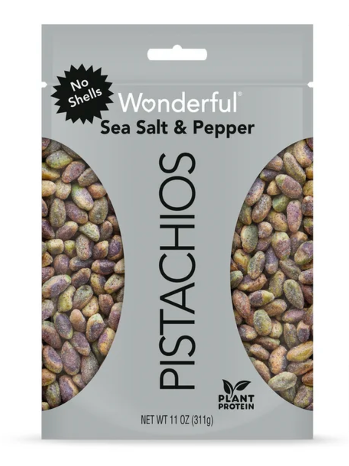원더풀 Wonderful Non-GMO 라이트리 솔티드 (10% 저염) 노쉘 피스타치오 311g
