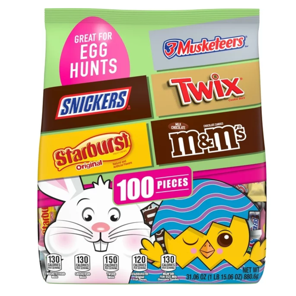 마스 Mars 미니 에그헌트 초콜렛 5가지맛 밸류팩 100pc (880g)