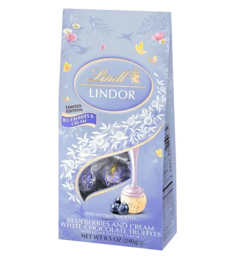 린트 Lindt 린도어 블루베리 & 크림 화이트 초콜렛 240g