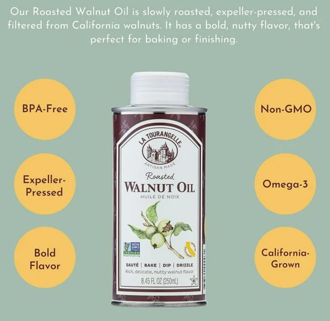 라투랑젤 La Tourangelle Non-GMO 호두 오일 Tin 500ml