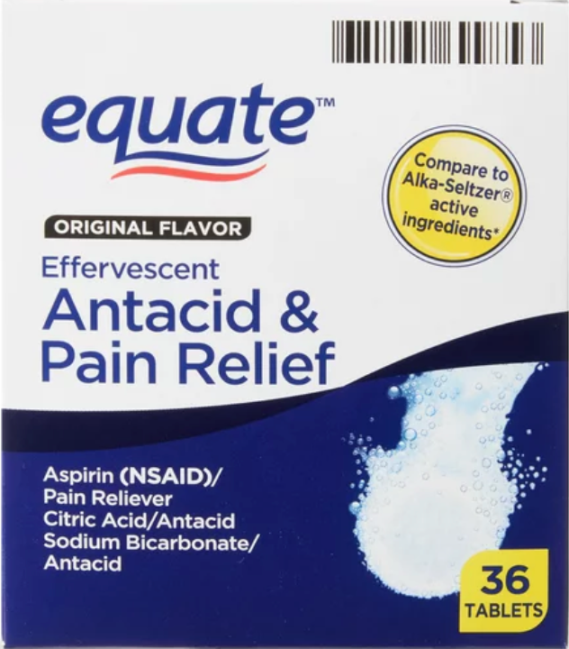 이퀘이트 속쓰림/통증완화 발포성 제산제 오리지널 36정