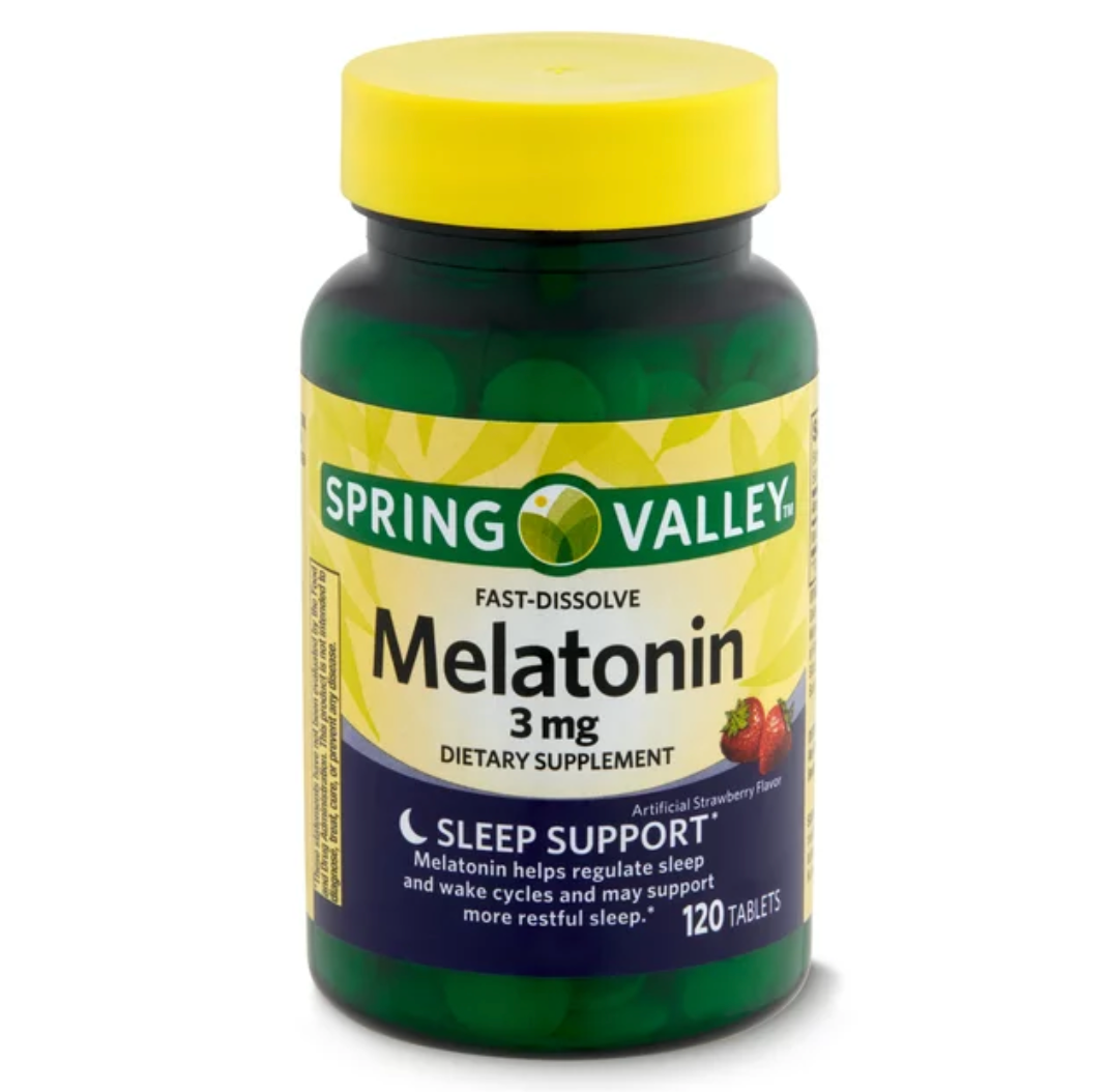 스프링밸리 약물-프리 멜라토닌 3mg 수면유도 츄어블 120정