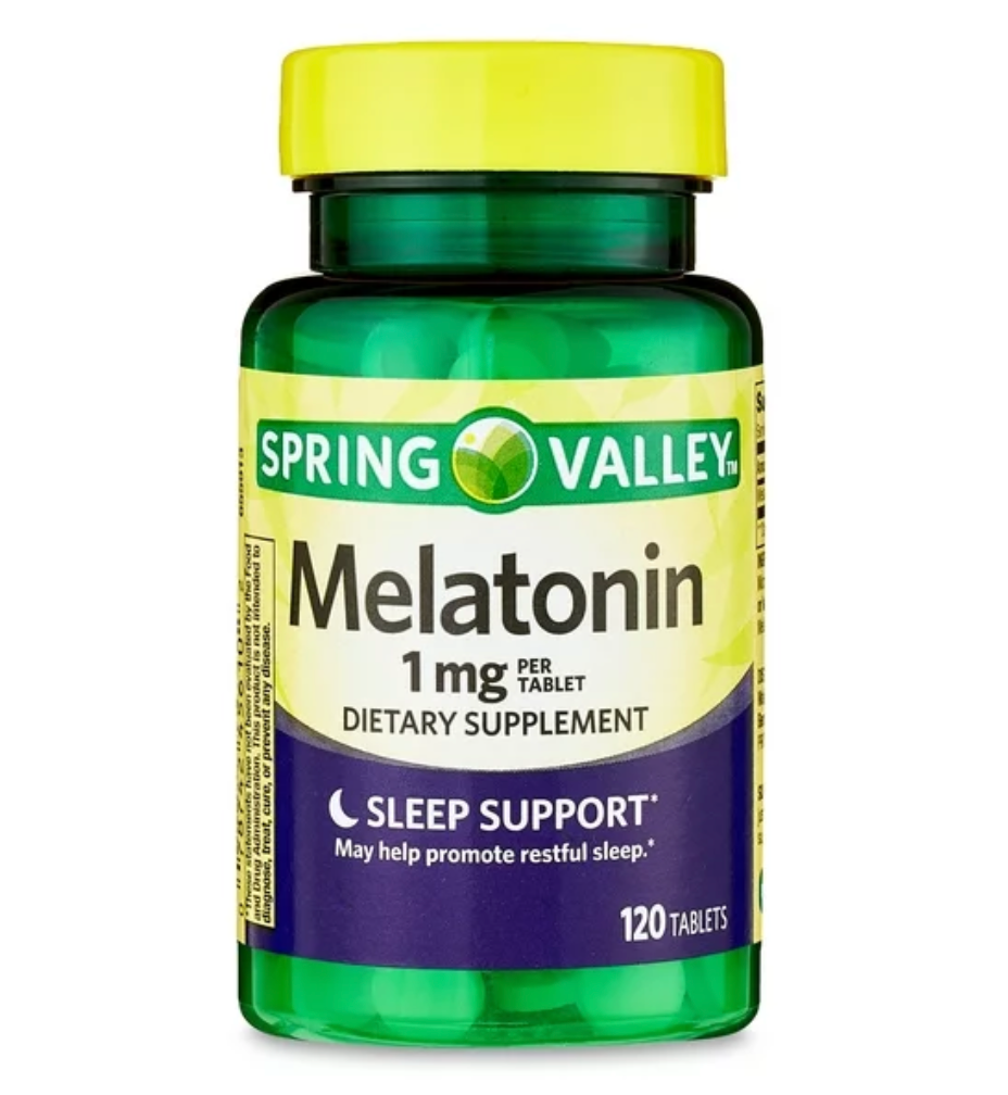 스프링밸리 약물-프리 멜라토닌 1mg 수면유도 120정