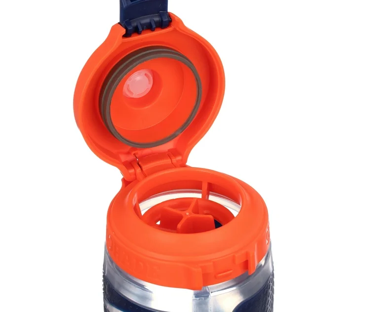 게토레이 Gatorade Gx BPA-프리 논슬립 (미끄럼방지) 스퀴즈 물병 Navy
