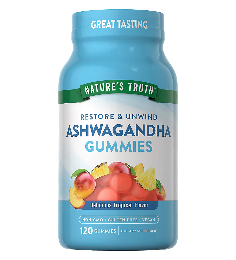 네이처스트루스 Non-GMO 애쉬와간다 500mg 젤라틴-프리 거미 120정