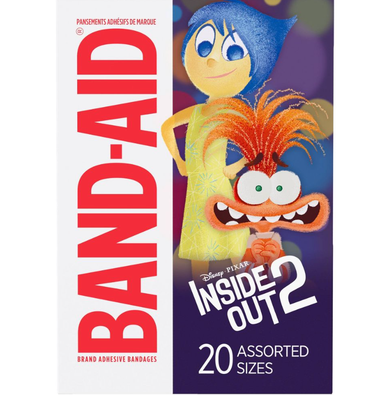 밴드에이드 Bandaid 키즈 밴드 Inside Out 20매 2개 (40매)