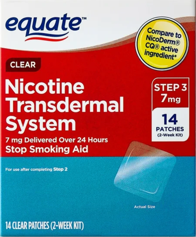 이퀘이트 스텝-3 니코틴 7mg 금연 패치 14매 *FDA 인증*