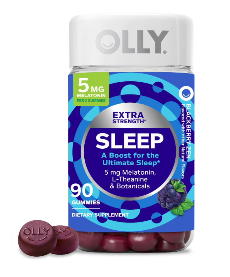 올리 슬립 엑스트라스트랭쓰 약물-프리 멜라토닌 2.5mg 수면유도 거미 90정