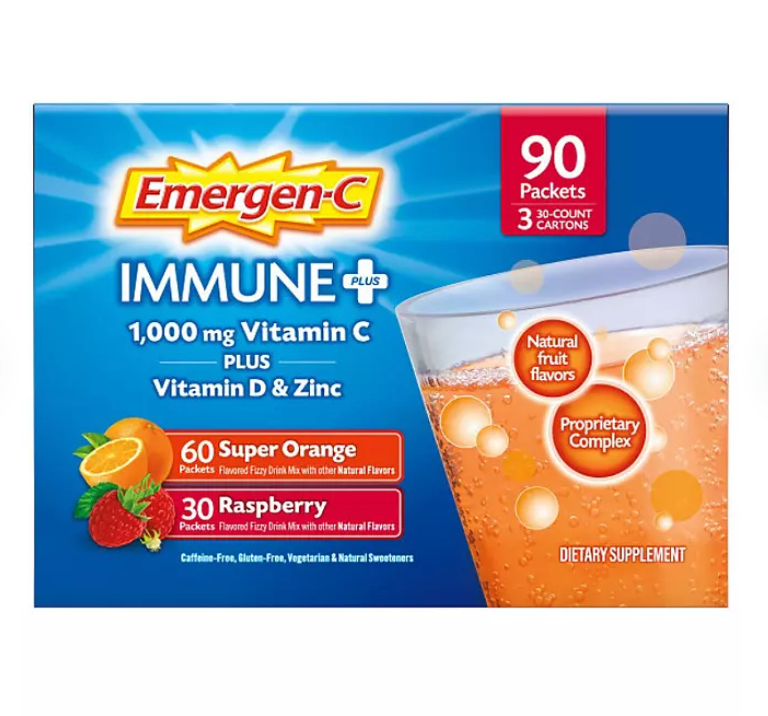 14+ 글락소스미스클라인 GSK 에머젠씨 면역/이뮨 + 비타민 D 드링크 믹스 2가지맛 90포